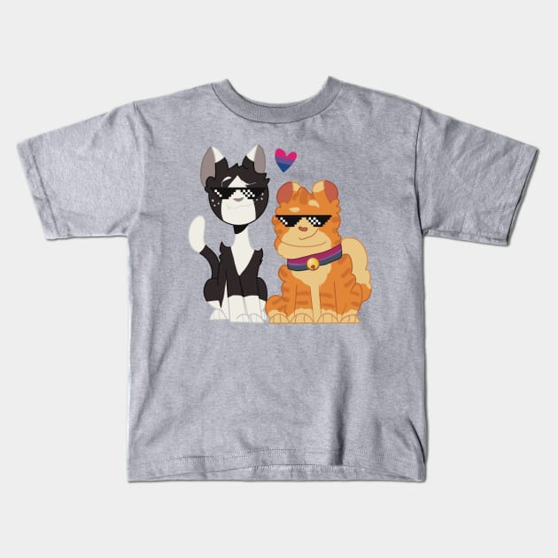 Tallstar and Jake <3 Kids T-Shirt by Willowsky